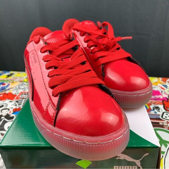 Puma Basket Red Ice Fade 5 Mens / 6.5 Womens - Picture 6 of 14